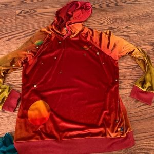 Aviator Nation velvet hoodie